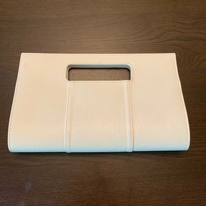 White Charming Charlie clutch
